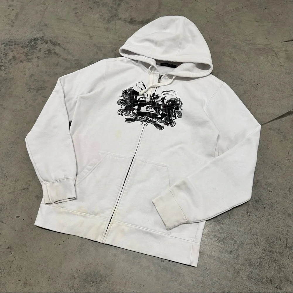 Vintage Quiksilver Hoodie Small - Picture 2 of 14